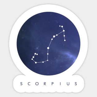 Scorpius (Scorpio) Constellation Sticker